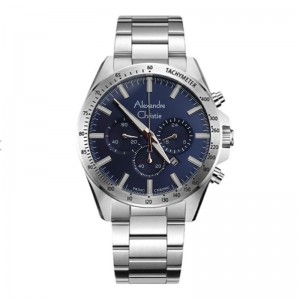 Alexandre Christie AC 6667 Silver Blue Steel MCBSSBU
